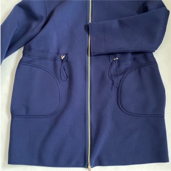 Pennyblack Reversable Cotton Jersey Jacket Coat Blue Grey size X-Large. - Picture 7 of 13